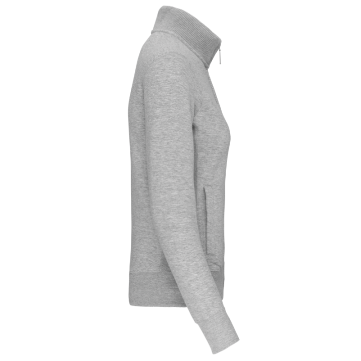 Veste molleton zippée femme