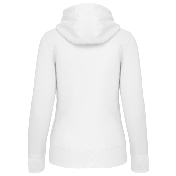 Sweat-shirt zippé capuche femme