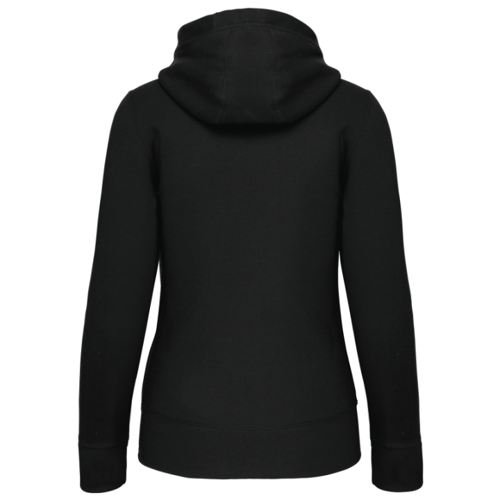Sweat-shirt zippé capuche femme