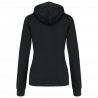 Sweat-shirt capuche contrastée femme
