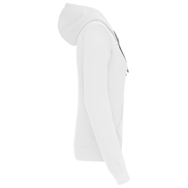 Sweat-shirt capuche contrastée femme