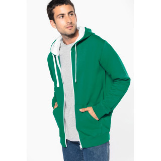 Sweat-shirt zippé capuche