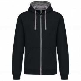 Sweat-shirt zippé capuche (2)