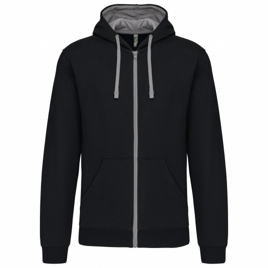 Sweat-shirt zippé capuche