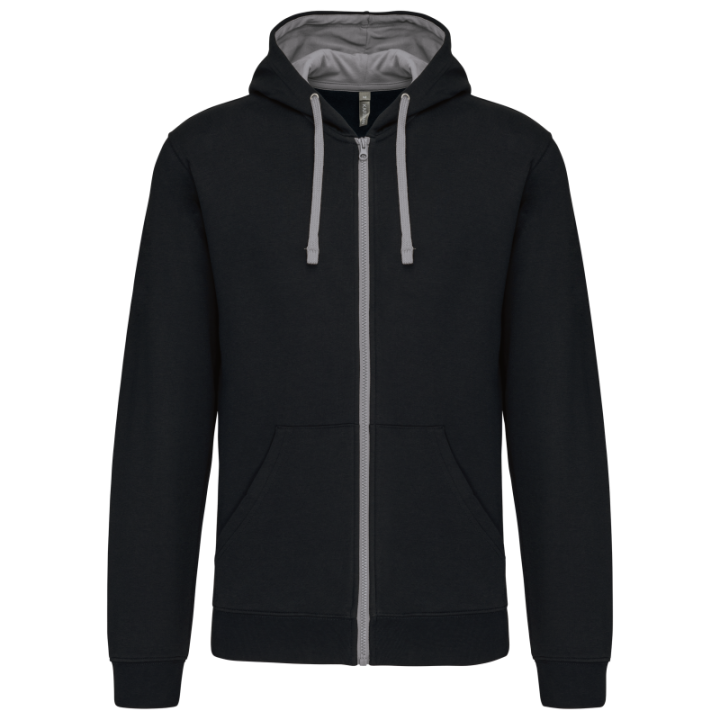 Sweat-shirt zippé capuche