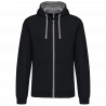 Sweat-shirt zippé capuche