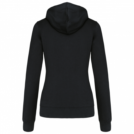Sweat-shirt zippé capuche femme