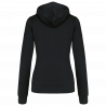 Sweat-shirt zippé capuche femme