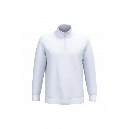 K478 - Sweat-shirt col zippé KARIBAN