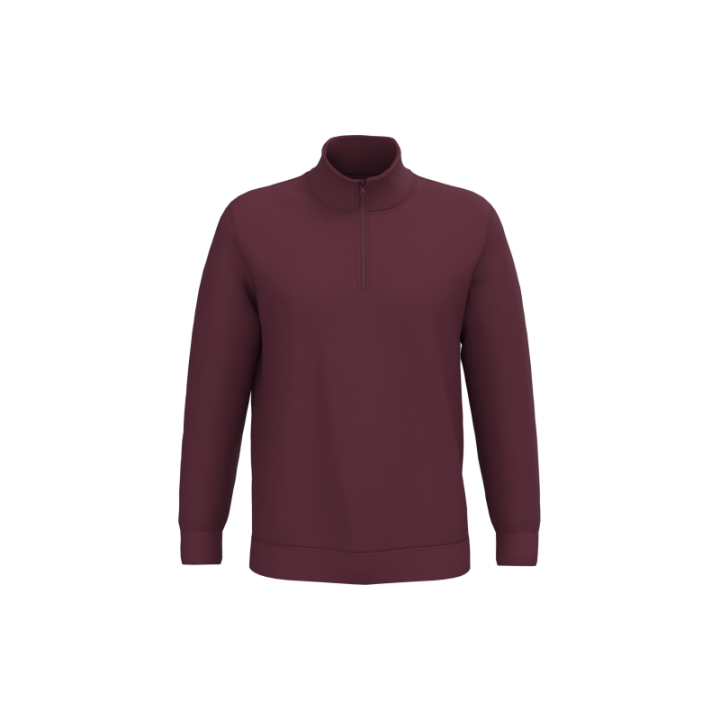 K478 - Sweat-shirt col zippé KARIBAN