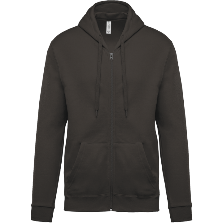 Sweat-shirt zippé capuche
