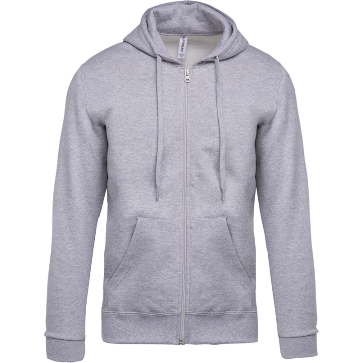 Sweat-shirt zippé capuche