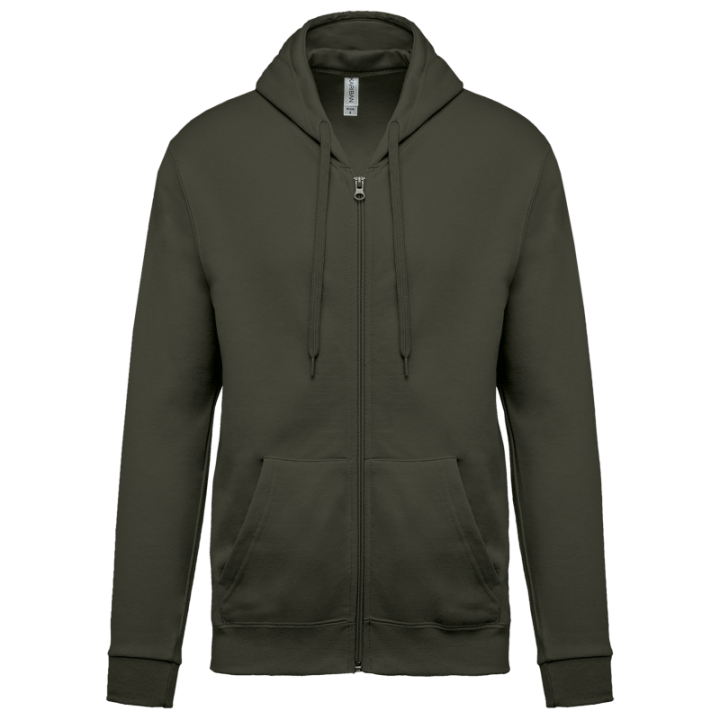 Sweat-shirt zippé capuche