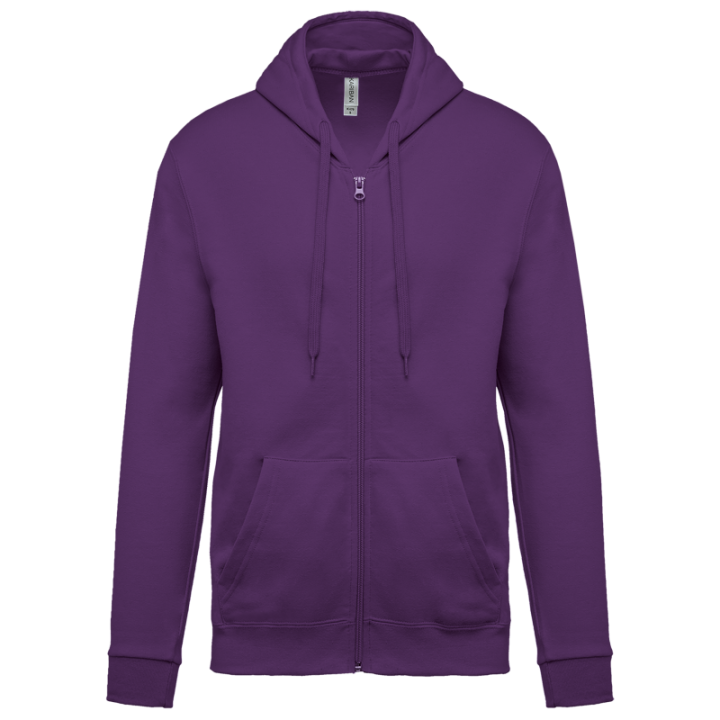 Sweat-shirt zippé capuche