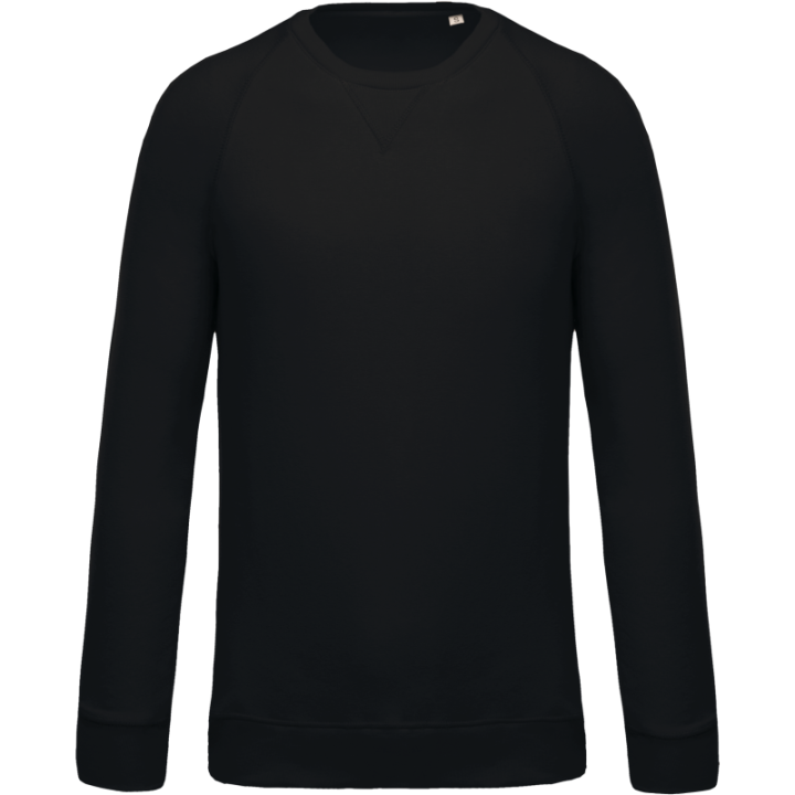 Sweat-shirt BIO col rond manches raglan homme