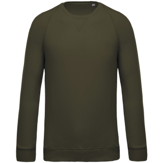 Sweat-shirt BIO col rond manches raglan homme