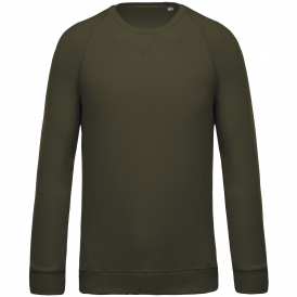 Sweat-shirt bio col rond manches raglan homme K480 | Kariban