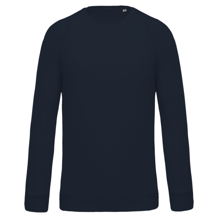 Sweat-shirt BIO col rond manches raglan homme