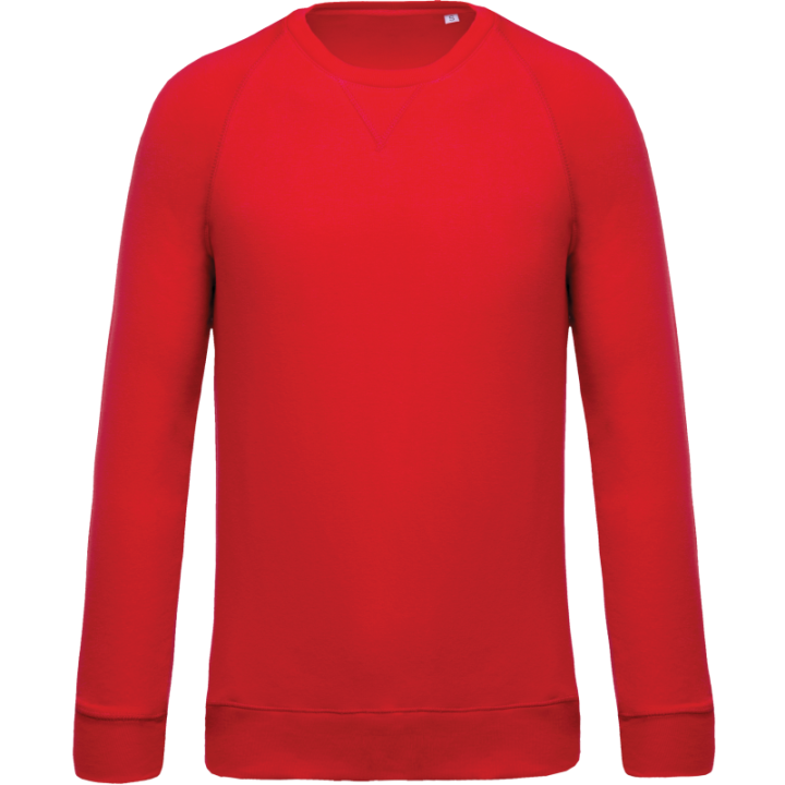 Sweat-shirt BIO col rond manches raglan homme