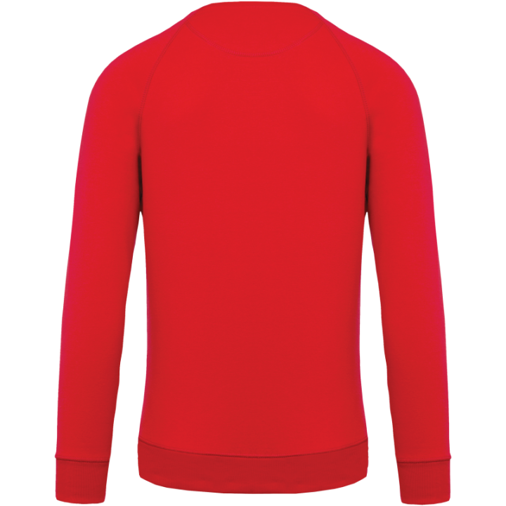 Sweat-shirt BIO col rond manches raglan homme