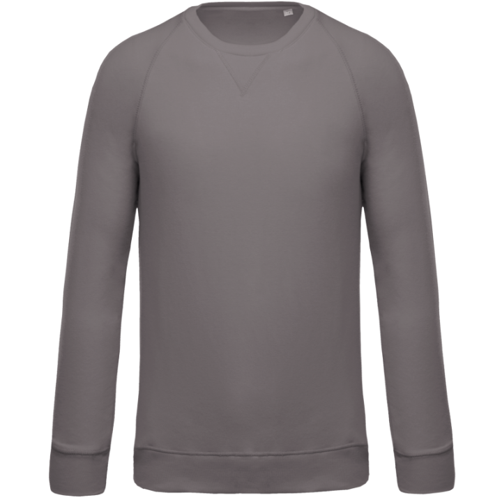 Sweat-shirt BIO col rond manches raglan homme