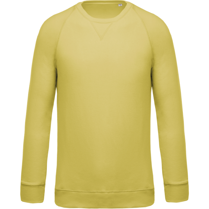 Sweat-shirt BIO col rond manches raglan homme