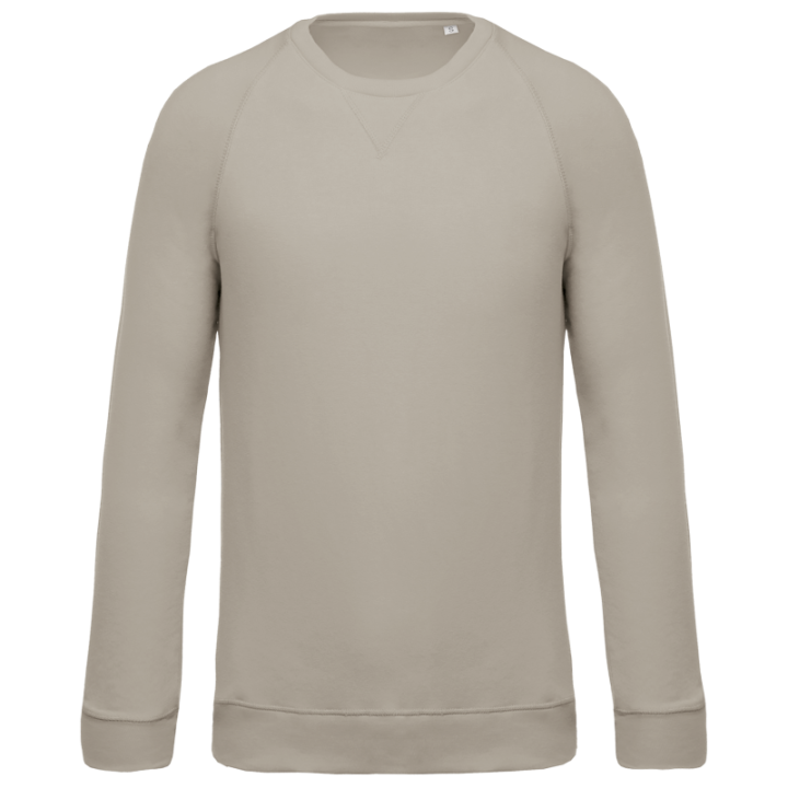 Sweat-shirt BIO col rond manches raglan homme