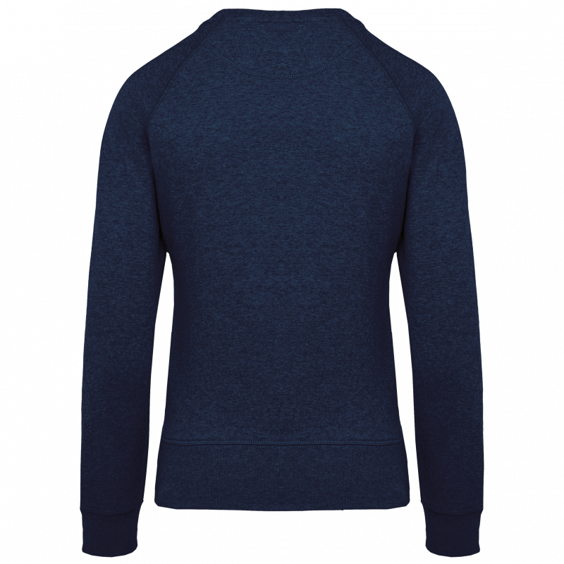 Sweat-shirt BIO col rond manches raglan femme