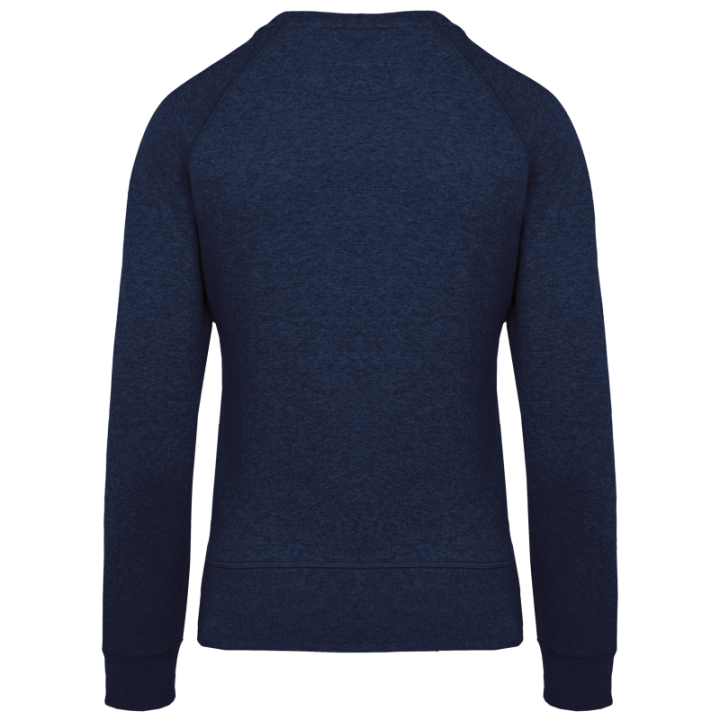 Sweat-shirt BIO col rond manches raglan femme