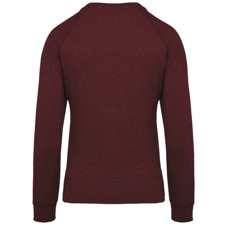 Sweat-shirt BIO col rond manches raglan femme