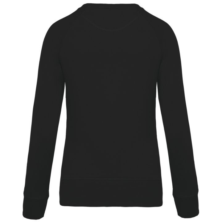 Sweat-shirt BIO col rond manches raglan femme