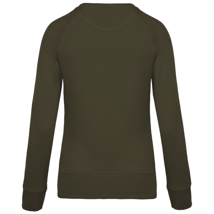 Sweat-shirt BIO col rond manches raglan femme