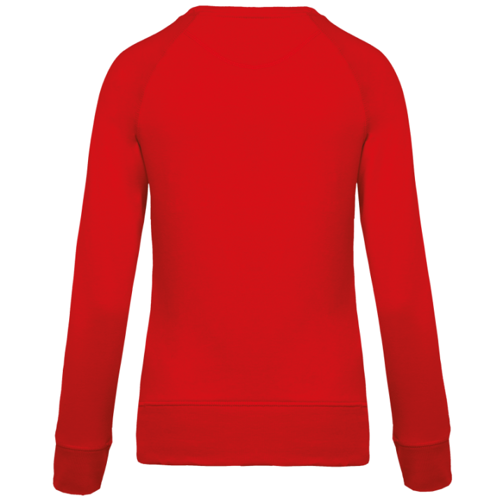 Sweat-shirt BIO col rond manches raglan femme