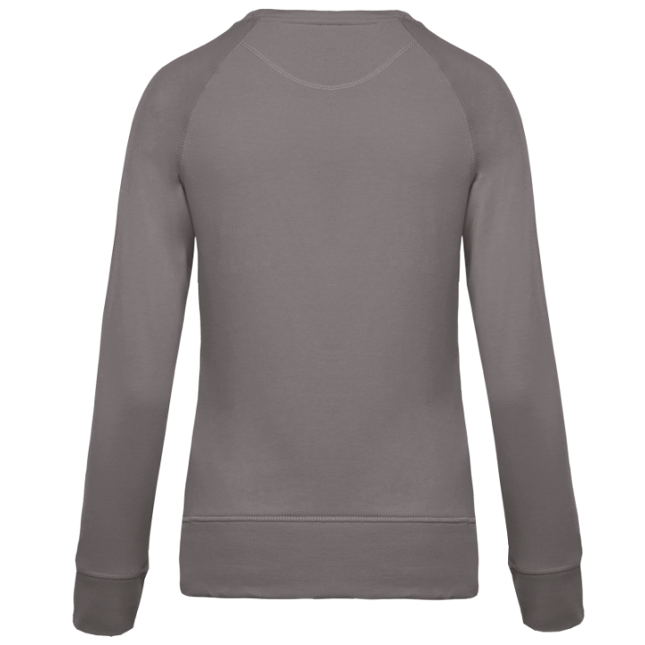 Sweat-shirt BIO col rond manches raglan femme