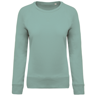 Sweat-shirt BIO col rond manches raglan femme