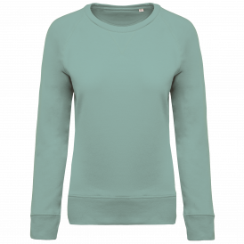 Sweat-shirt bio col rond manches raglan femme K481 | Kariban