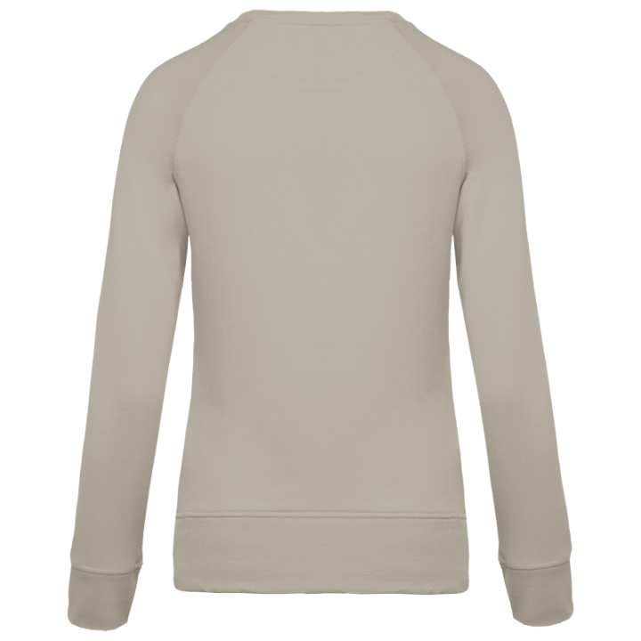 Sweat-shirt BIO col rond manches raglan femme