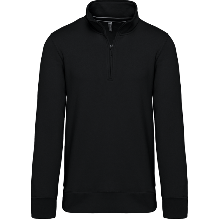 Sweat-shirt col zippé