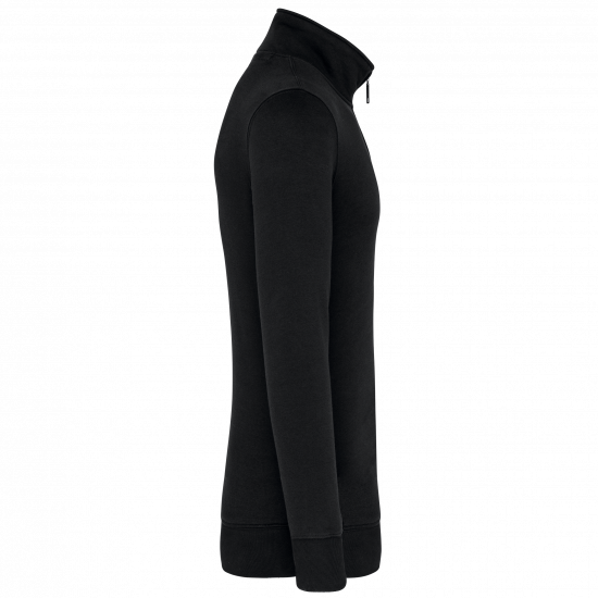 Sweat-shirt col zippé