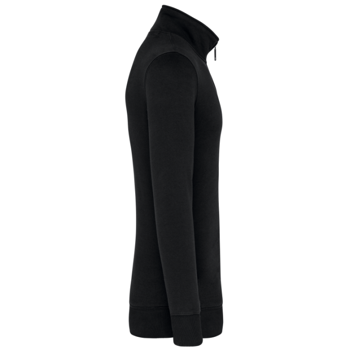 Sweat-shirt col zippé