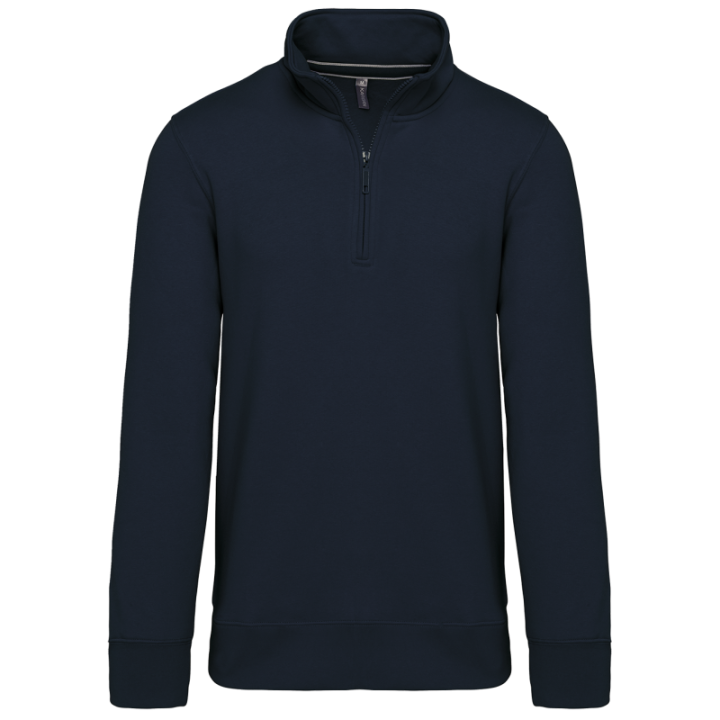 Sweat-shirt col zippé