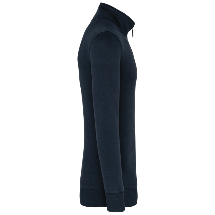 Sweat-shirt col zippé