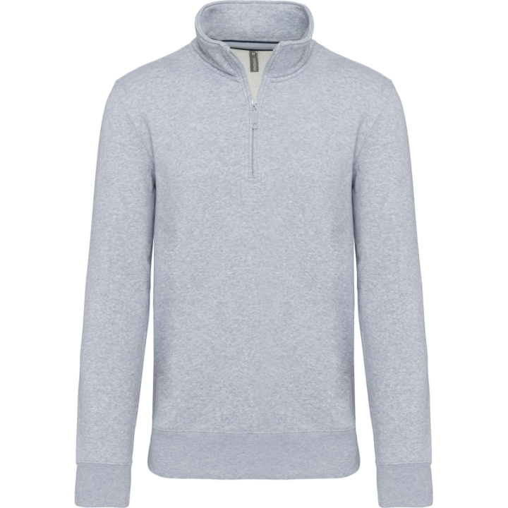 Sweat-shirt col zippé