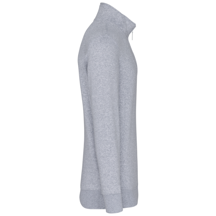 Sweat-shirt col zippé