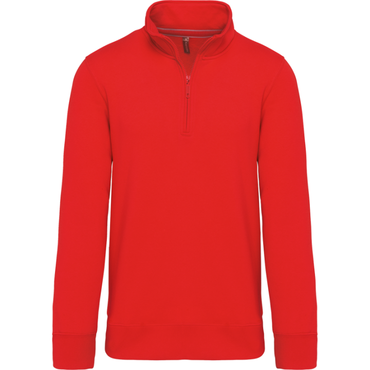 Sweat-shirt col zippé