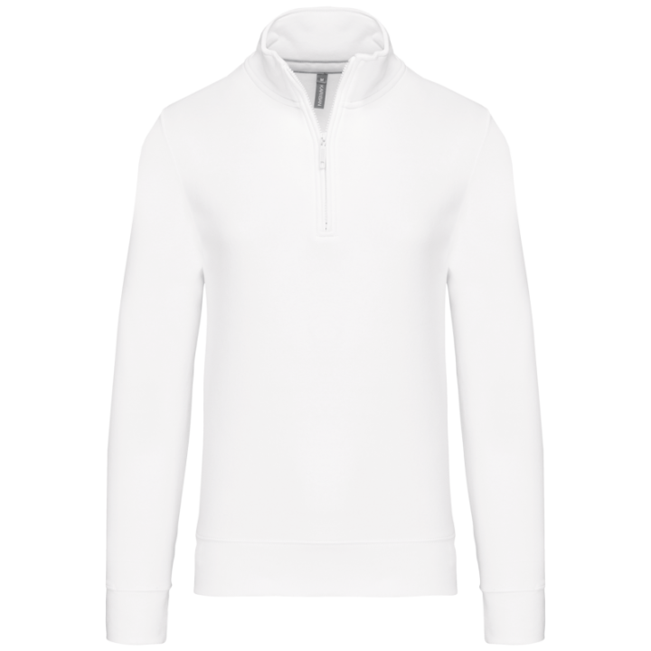 Sweat-shirt col zippé