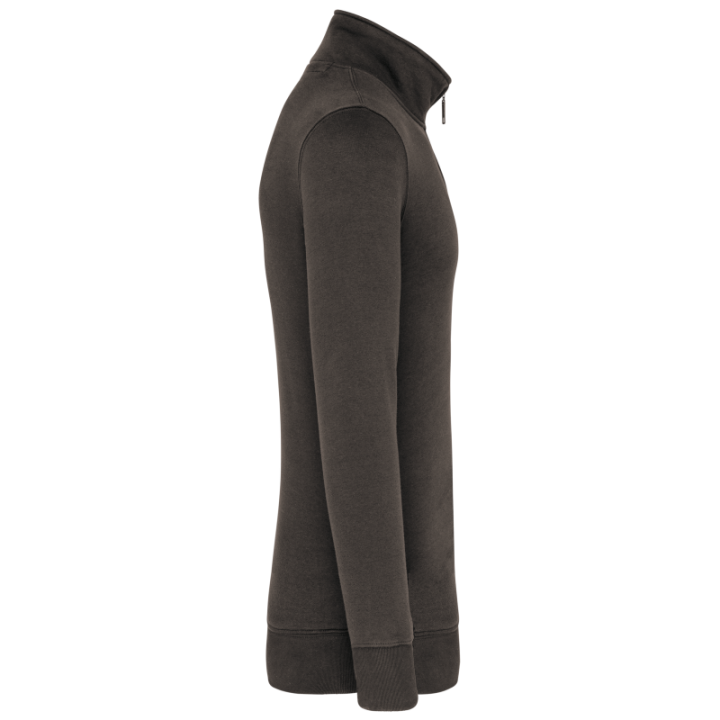 Sweat-shirt col zippé