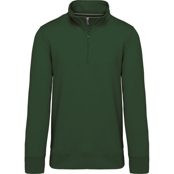 Sweat-shirt col zippé