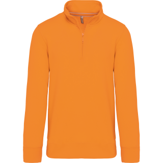 Sweat-shirt col zippé