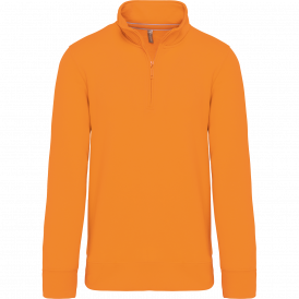 Sweat-shirt col zippé